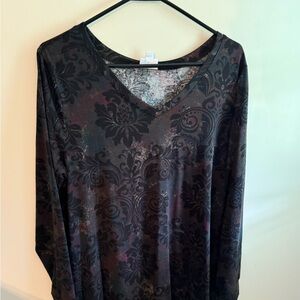 Lularoe Emily swing dress with pockets.